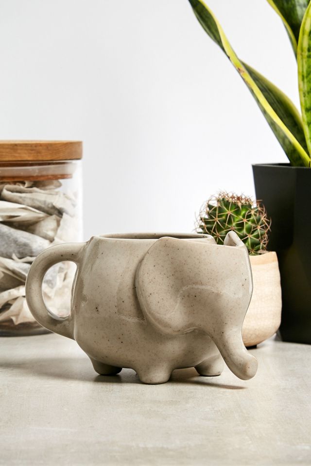 Grey Elephant Tea Mug