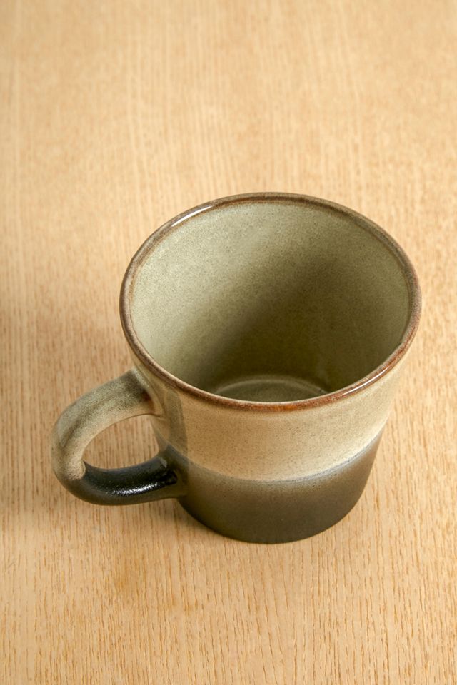 HK Living - Tasse grise ton sur ton style années 70 #1