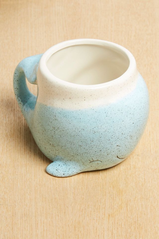 Whale Earthenware Mug #1