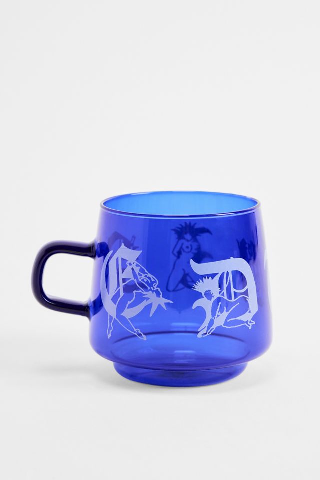 EDWIN Blue Glass Mug #2
