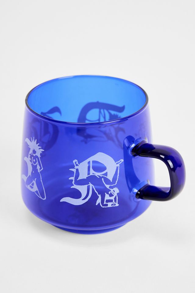 EDWIN Blue Glass Mug #3