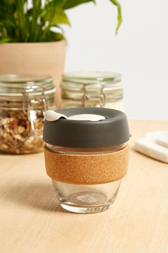 KeepCup Brew Cork Edition Glass Coffee Cup #1
