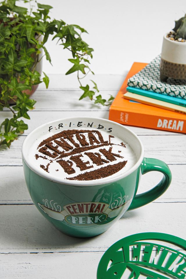 Tasse à latte et pochoir Central Perk #1