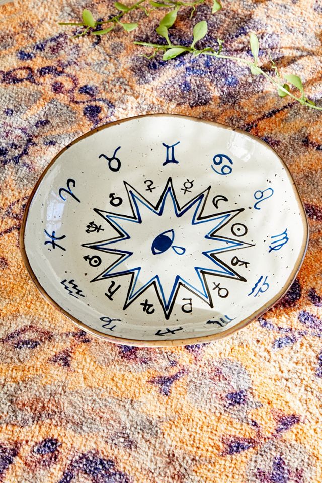 Boho Zodiac Salad Plate #1