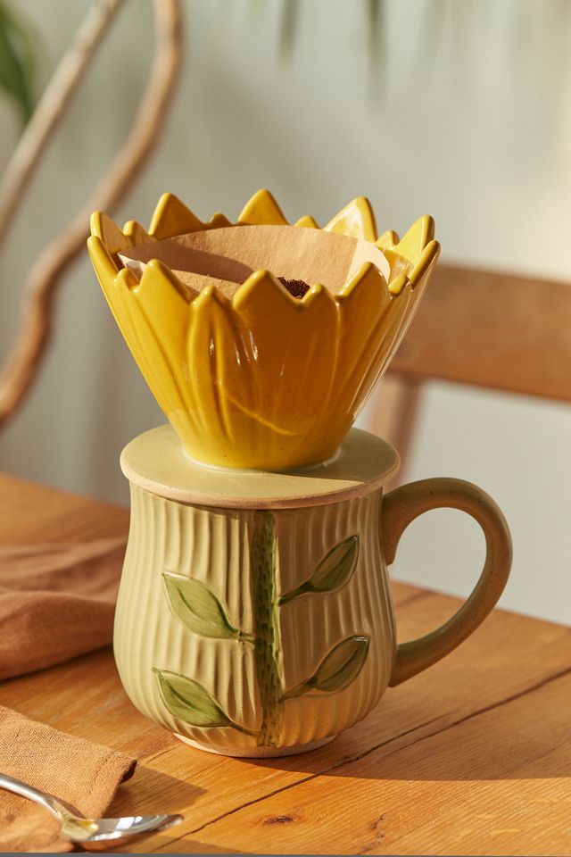 Juego de Taza de Filtro de Girasol #2
