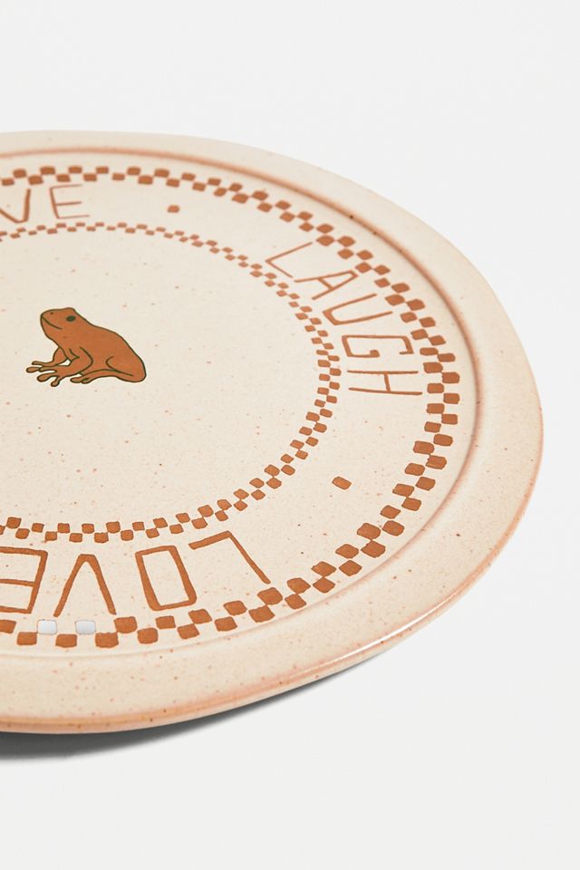 Assiette grenouille Live Laugh Love  #2