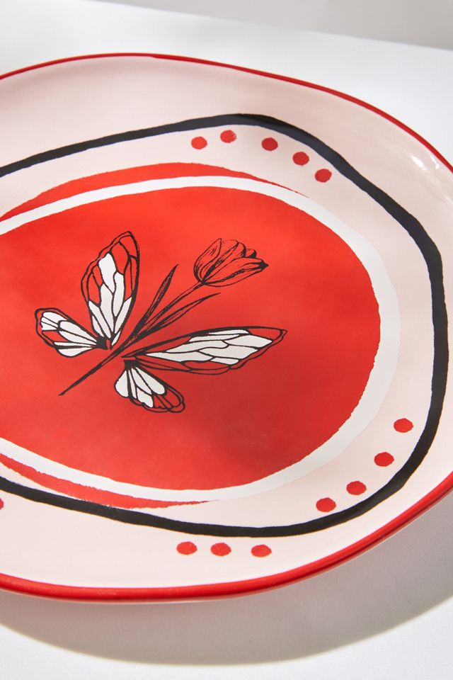 Whimsical Butterfly Plate  #1