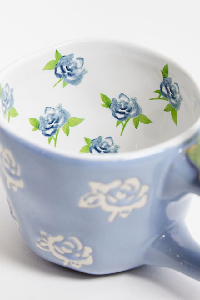 Sitting Floral Frog Mug #3