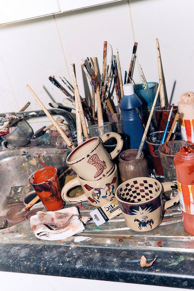 Urban Outfitters x TuftLuck Doodle Boot Mug #3