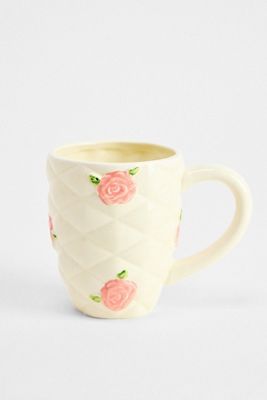 Quilted Rose Mug