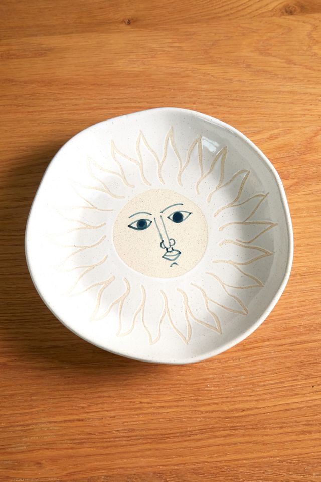 Speiseteller mit kosmischem Sonnenmotiv #1