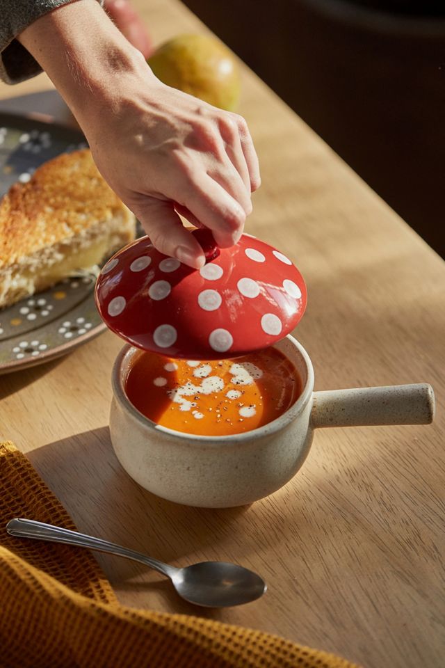 Mushroom Lidded Soup Bowl