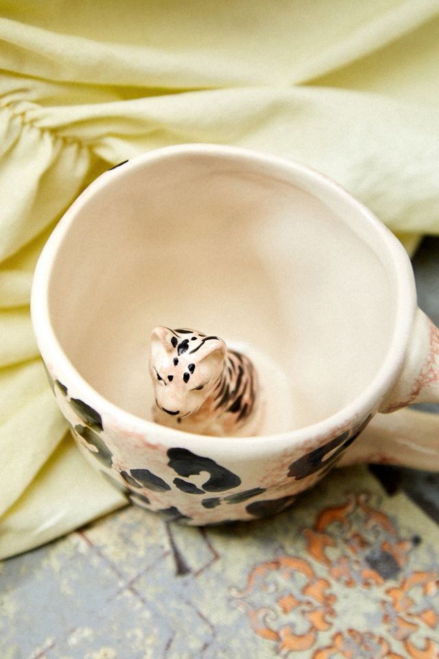 Leopard Peekaboo Tasse #1