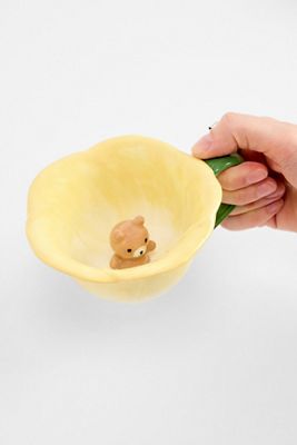 Teddy Sunflower Peekaboo Mug