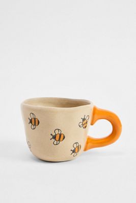 Painted Bee Mug