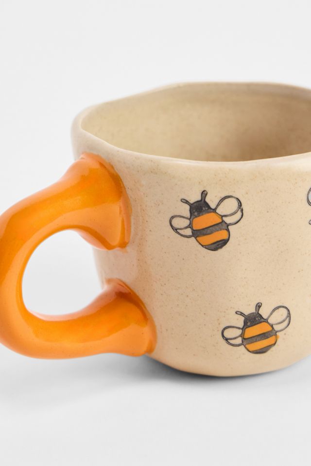 Painted Bee Mug #1