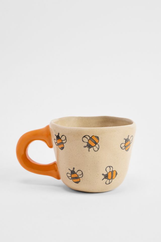 Painted Bee Mug #2