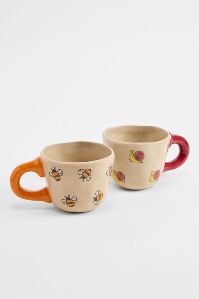 Painted Bee Mug #3