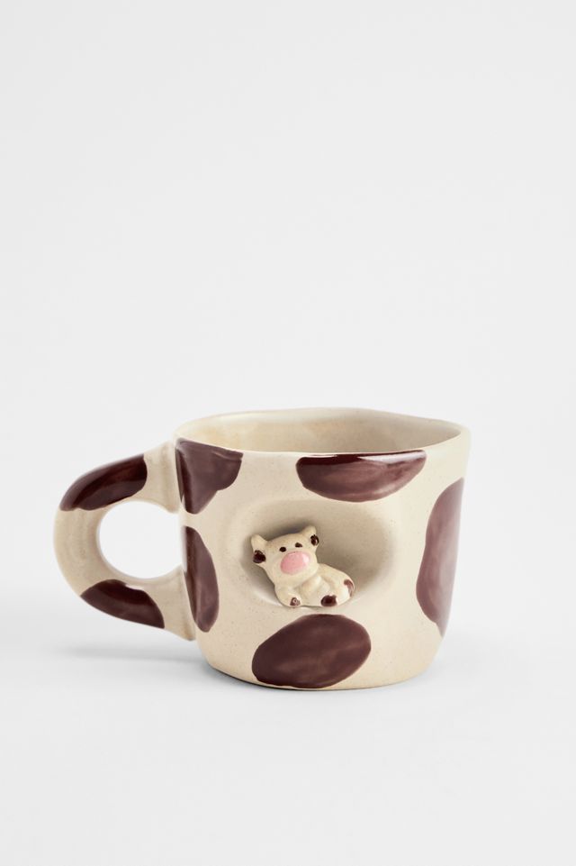 Tazza Mucca Seduta Marrone #1