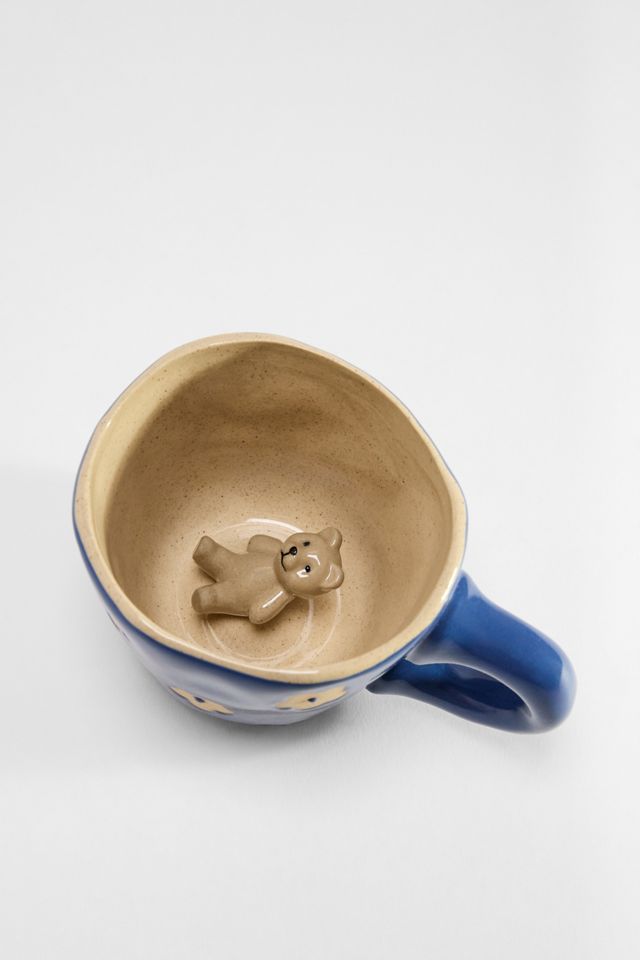 Tazza Peekaboo con Orsetto di Peluche Floreale #2