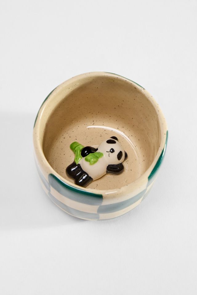 Bicchiere Mini Peekaboo Panda Verde #2