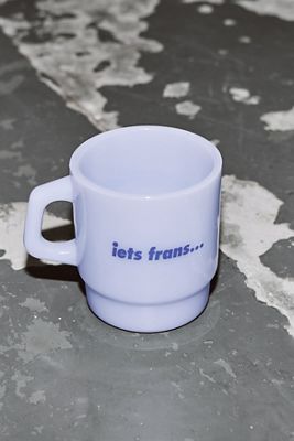 iets frans... Tazza in Vetro Blu