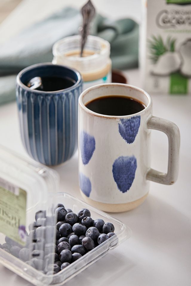 Colina Blue Tazza a pois extra large #1