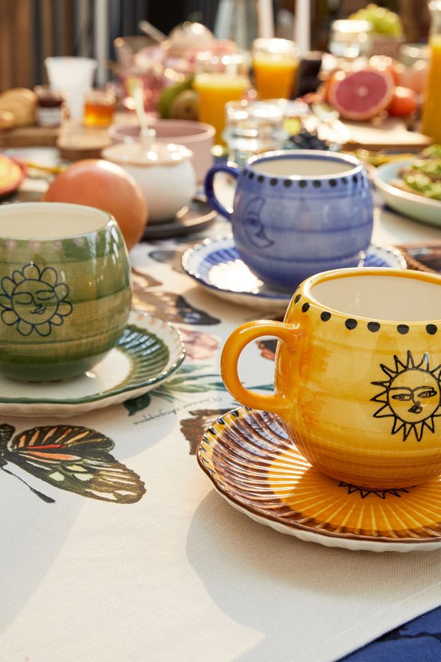 Soleil Sun Tazza in ceramica increspata #1