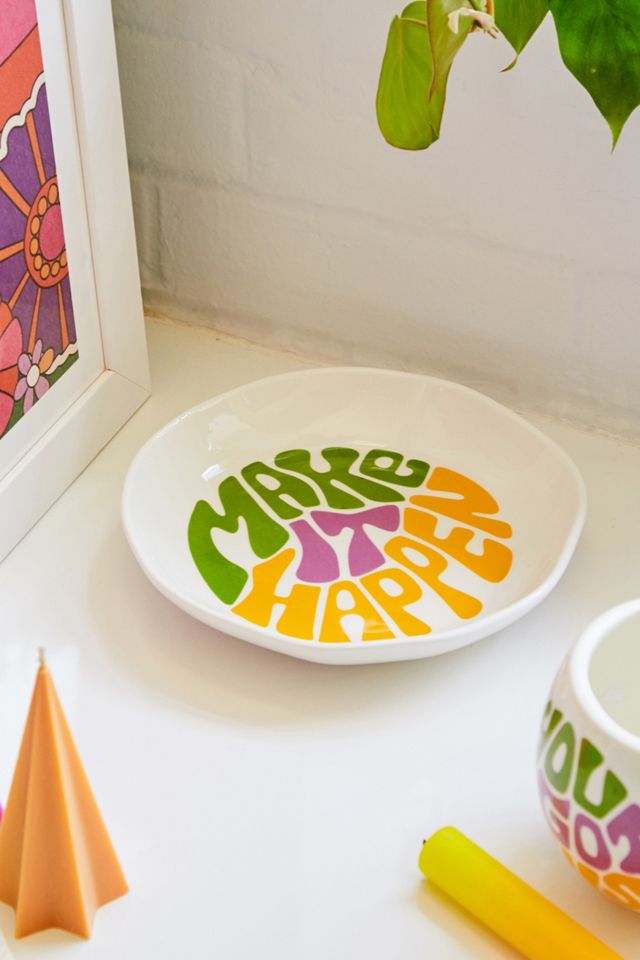 Make It Happen Plate Urban Outfitters UK