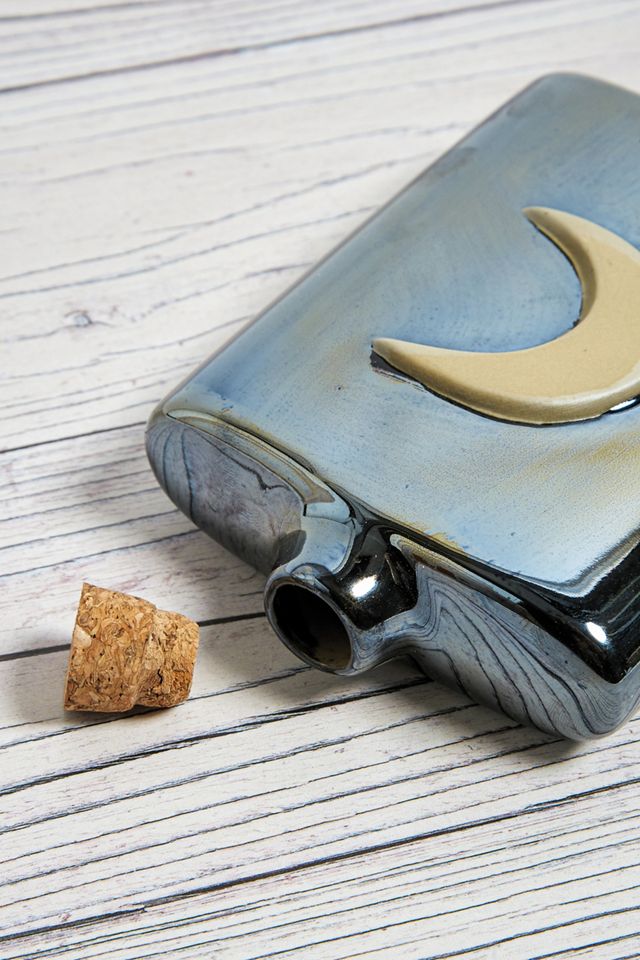 Moon Ceramic Flask #1