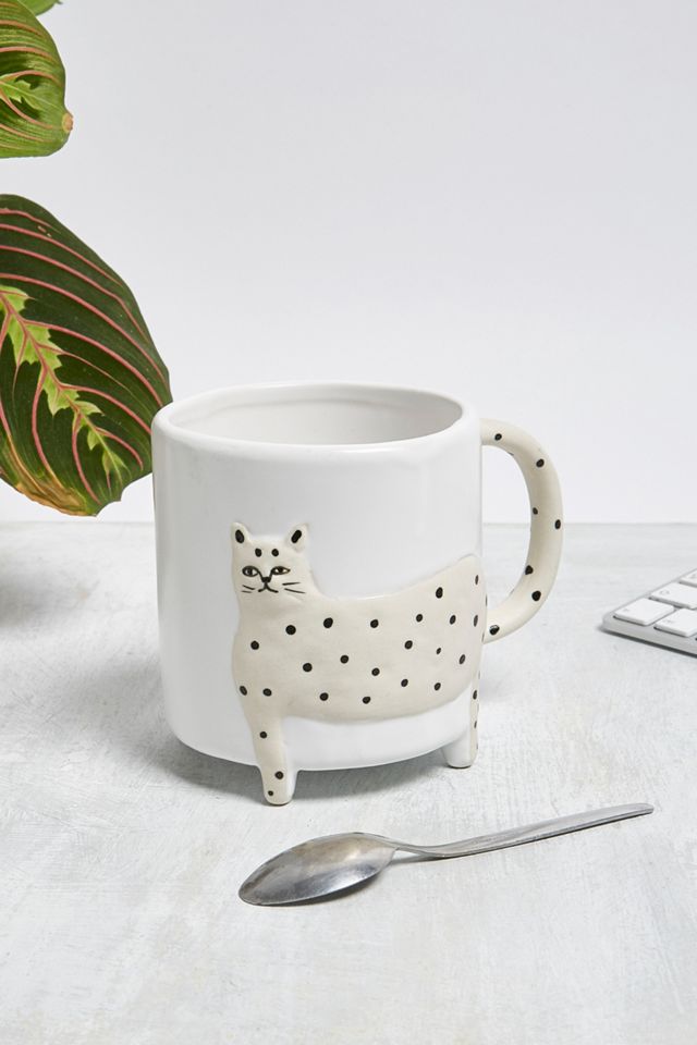 Cat Earthenware Mug #1