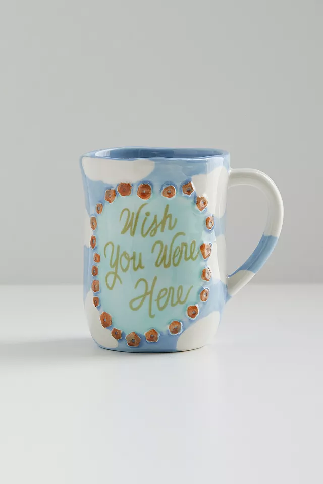 urbanoutfitters.com | Becher "Wish You Were Here"