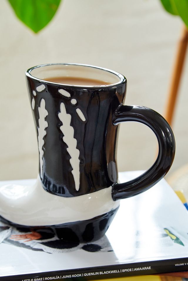 Black Western Boot Mug #2