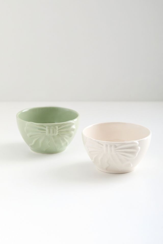 Cream Bow Snack Bowl #3