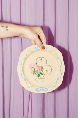 Rose Bow Plate 