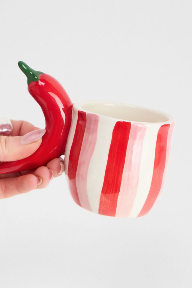 Chilli Stripe Mini Mug #1