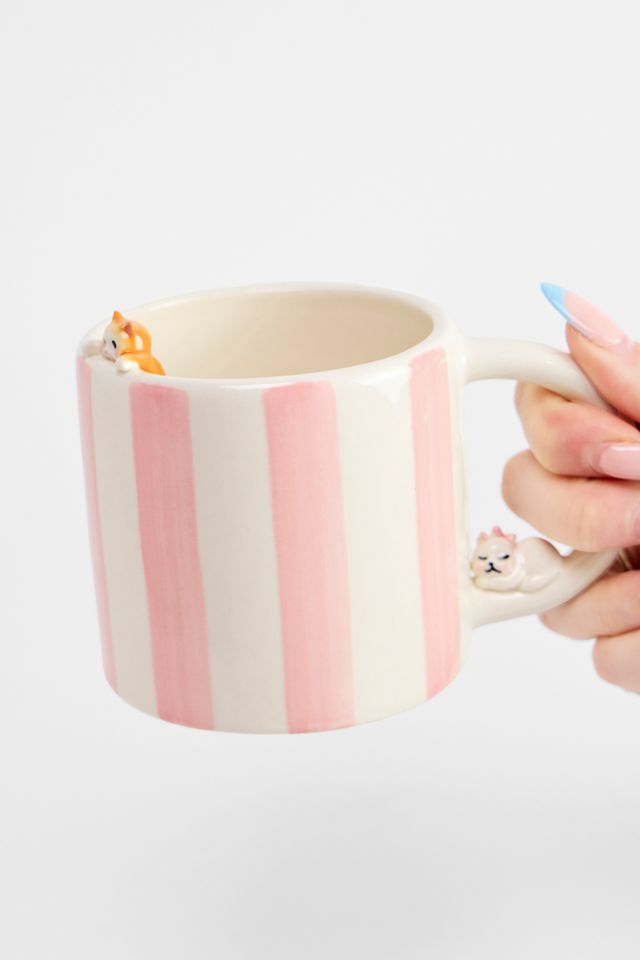 Stripy Cat Mug #2