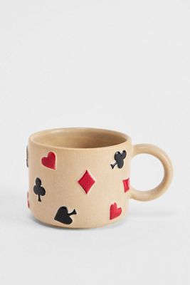 Mini mug de cartes à jouer