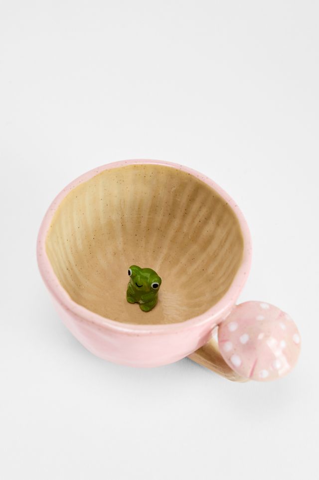 Micro Frog Mushroom Mug #1