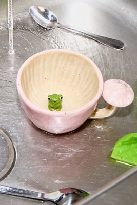 Micro Frog Mushroom Mug