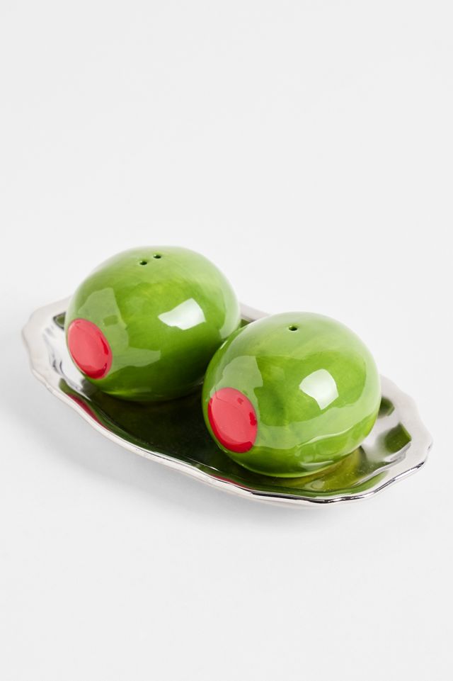 Olive Salt & Pepper Shakers #3