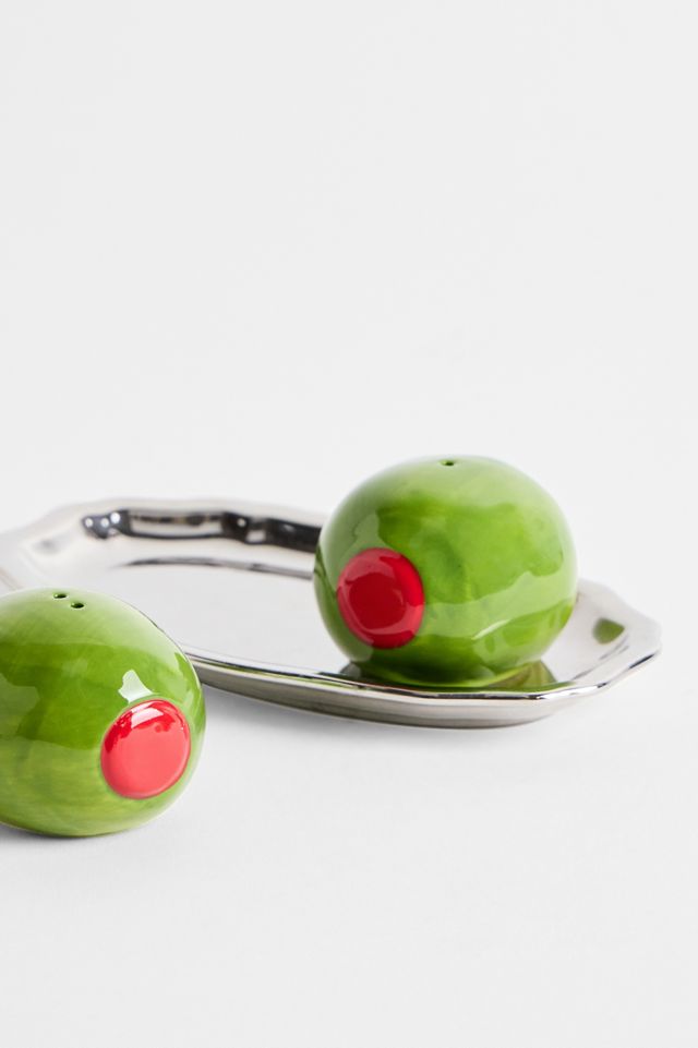 Olive Salt & Pepper Shakers #4