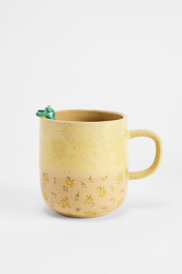 Peeking Frog Speckle Mug #1