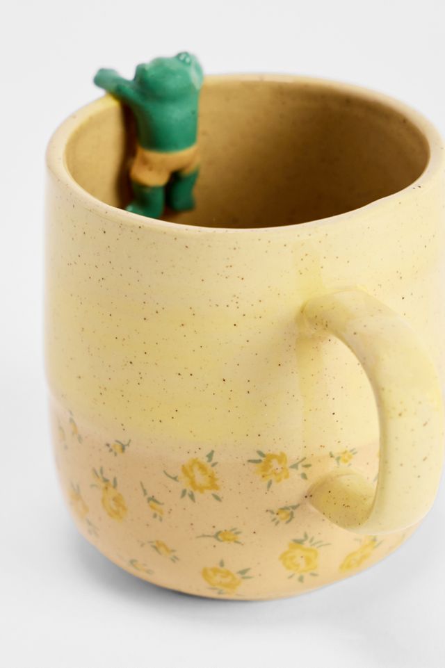 Peeking Frog Speckle Mug #3