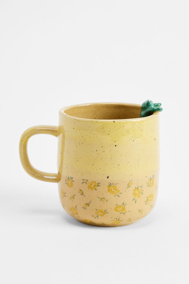 Peeking Frog Speckle Mug #4