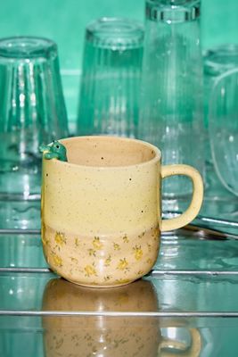 Peeking Frog Speckle Mug