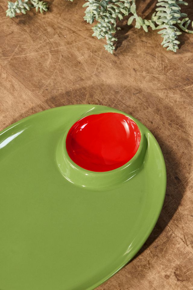 Olive Chip & Dip Bowl #1