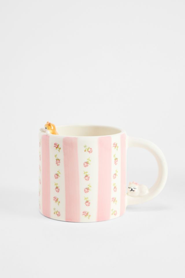 Micro Cat Rose Mug #2