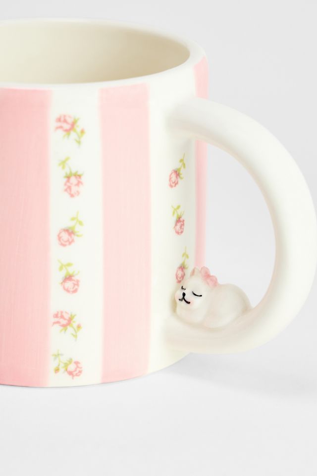 Micro Cat Rose Mug #4