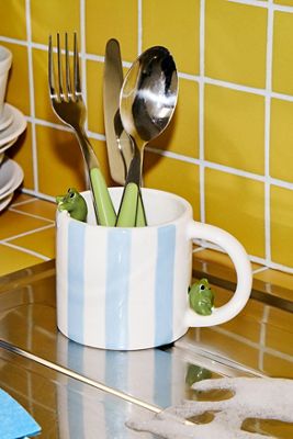 Micro Frog Stripe Mug